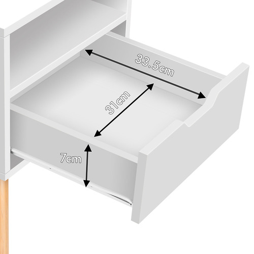 チェスト・キャビネット THE CONRANSHOP spindle bedside table Spindle Nightstand — homestylesfurniture